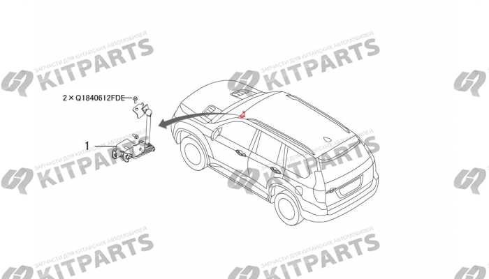 Датчик высоты передней подвески Haval