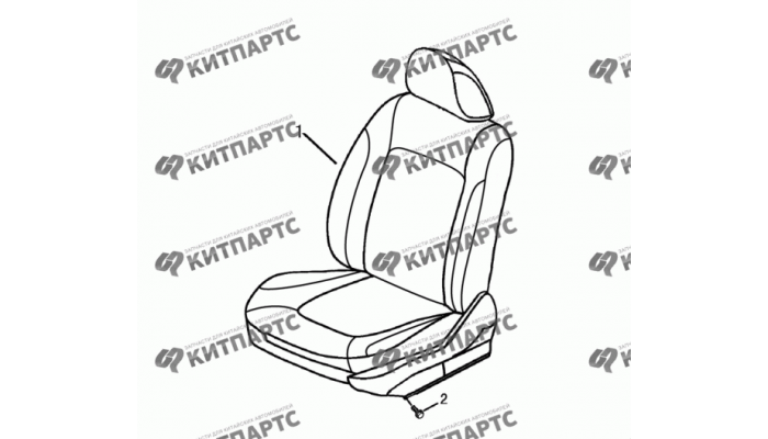 Сиденье пассажира Dong Feng S30