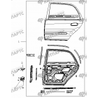 Дверь задняя левая